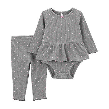 Baby Girl Carter's 2-Piece Crochet Bodysuit Pant Set