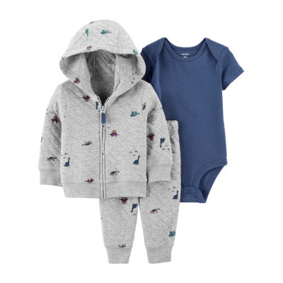 Carter's Baby Boys 3pc. Pant Set, Color Gray JCPenney