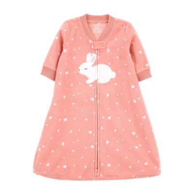 Carter's Baby Girls Long Sleeve Microfleece Baby Sleeping Bags, Color