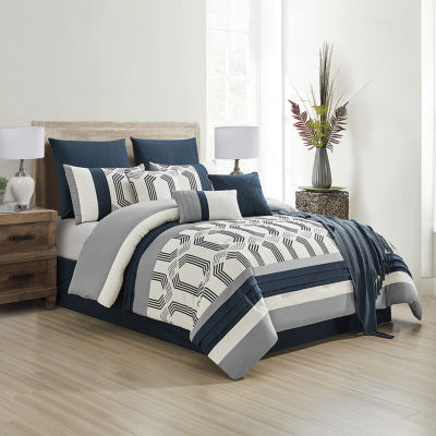 Eden & Oak Reid 10-pc. Midweight Comforter Set