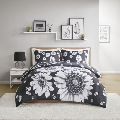 Intelligent Design Lilith Floral Midweight Comforter Set