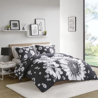 Intelligent Design Lilith Floral Midweight Comforter Set