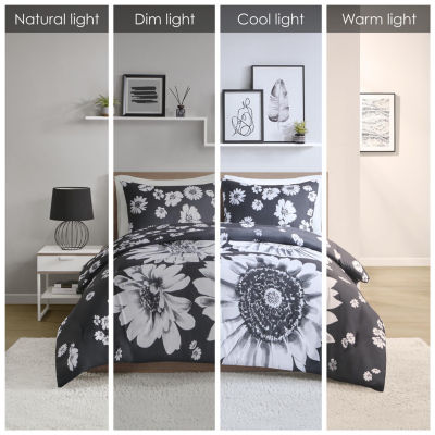 Intelligent Design Lilith Floral Midweight Comforter Set