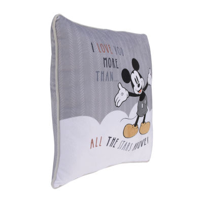 Disney Collection Mickey Mouse Square Throw Pillow