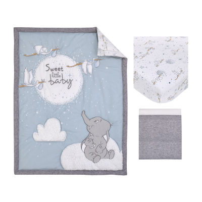 Disney Collection 3-pc. Dumbo Crib Bedding Set