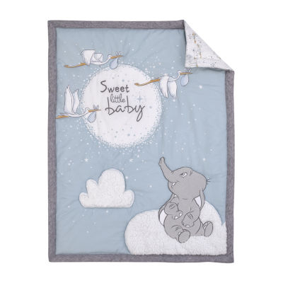 Disney Collection Dumbo Crib Bedding Set, Color: Blue JCPenney