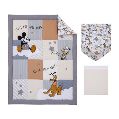 Disney Collection 3-pc. Mickey Mouse Crib Bedding Set