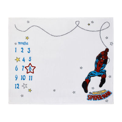 Spiderman Baby Milestone Blanket