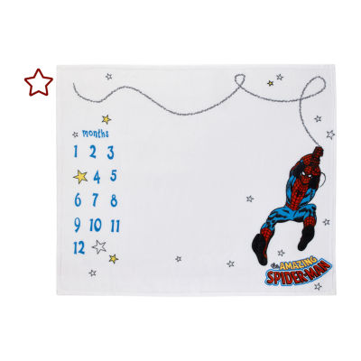 Spiderman Baby Milestone Blanket