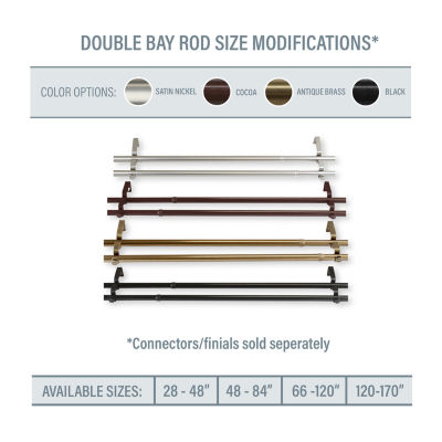 Rod Desyne Bay Extension Double Curtain