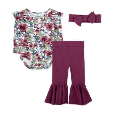 Baby Essentials Girls -pc. Clothing Set