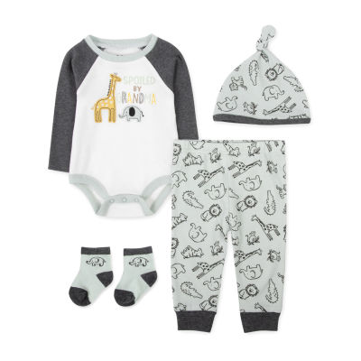 Baby Essentials Boys 4-pc. Clothing Set