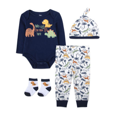 Baby Essentials Boys 4-pc. Clothing Set