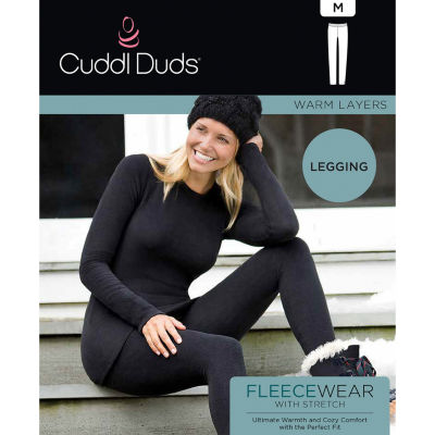Cuddl Duds Fleecewear Tag Free Thermal Legging