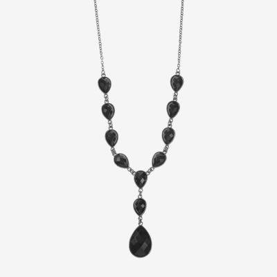 Mixit Black 18 Inch Cable Y Necklace