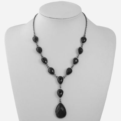 Mixit Black 18 Inch Cable Y Necklace