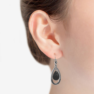 Mixit Black Drop Earrings