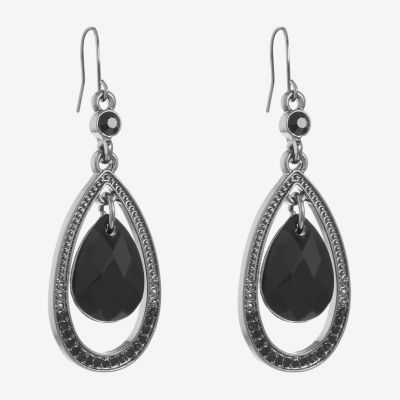 Mixit Black Drop Earrings