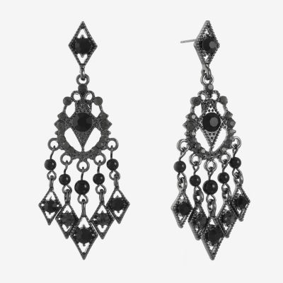 Mixit Black Chandelier Earrings