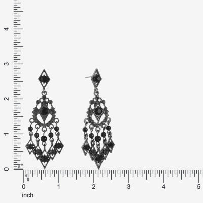 Mixit Black Chandelier Earrings