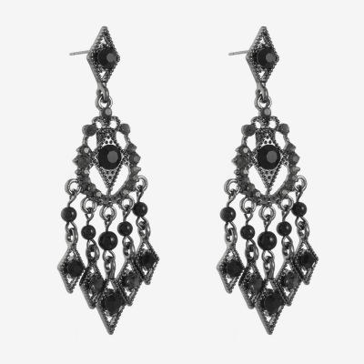 Mixit Black Chandelier Earrings