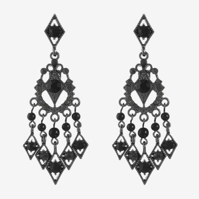 Mixit Black Chandelier Earrings