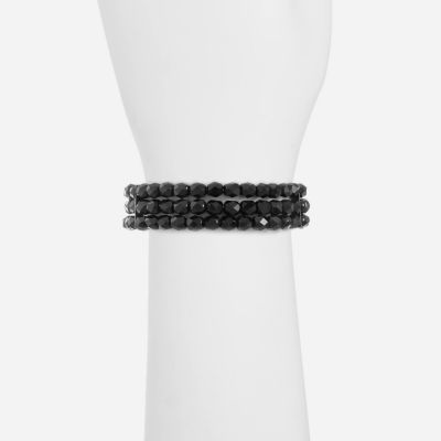 Mixit Black Beaded Bracelet