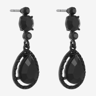 Mixit Black Drop Earrings