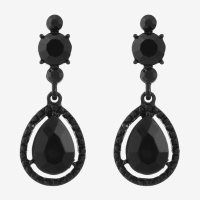 Mixit Black Drop Earrings