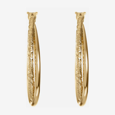 Monet® Gold-Tone Small Twist Hoop Earrings