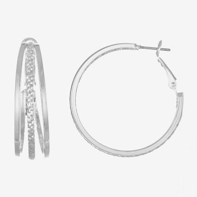 Liz Claiborne Medium Hoop Earrings