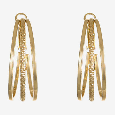 Liz Claiborne Medium Hoop Earrings