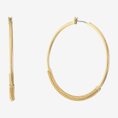 Monet Jewelry Gold Tone Hoop Earrings