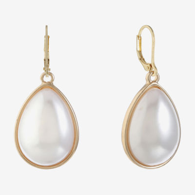 Monet Jewelry Simulated Pearl Drop Earrings