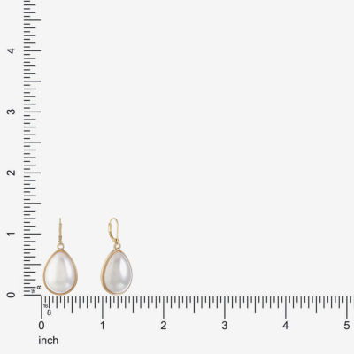 Monet Jewelry Simulated Pearl Drop Earrings