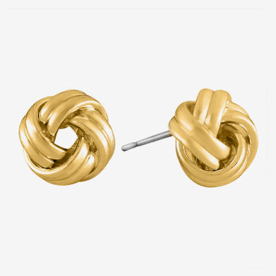 Liz Claiborne Knot Button Stud Earrings