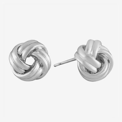 Liz Claiborne Knot Button Stud Earrings