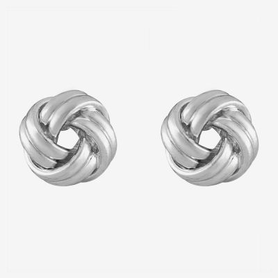 Liz Claiborne Knot Button Stud Earrings