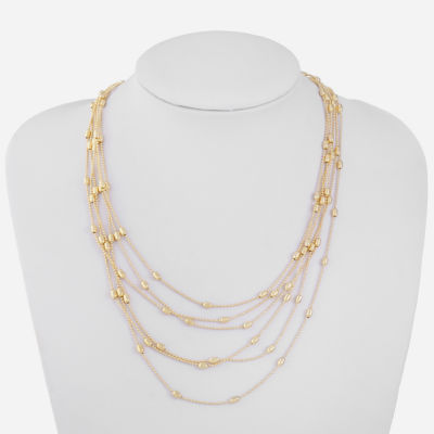 Liz Claiborne Layered 18 Inch Cable Strand Necklace