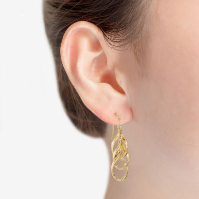 Liz Claiborne Twsited Orbital Drop Earrings