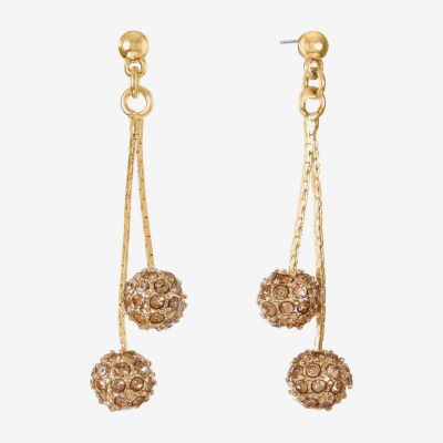 Monet Jewelry Gold Tone Drop Earrings