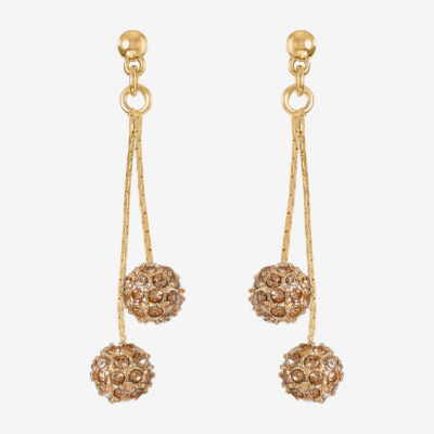 Monet Jewelry Gold Tone Drop Earrings