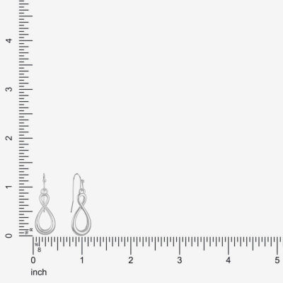 Liz Claiborne Silver Tone Womens Drop Earrings