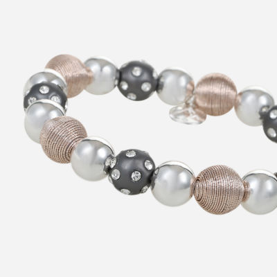 Liz Claiborne Tri Tone Stretch Bracelet