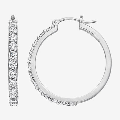 DiamonArt® Cubic Zirconia Hoop Earrings  