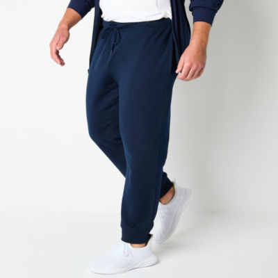 Xersion Quick Dry Cotton Fleece Mens Mid Rise Big and Tall Jogger Pant