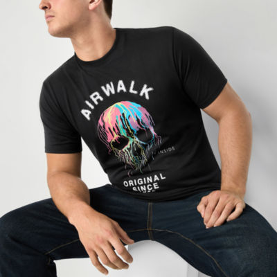 Airwalk Big and Tall Mens Crew Neck Short Sleeve T-Shirt