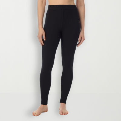 Cuddl Duds Stretch Rib Tag Free Thermal Legging