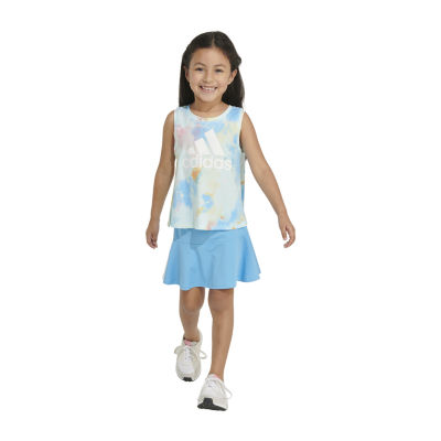 adidas Little Girls 2-pc. Skort Set