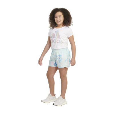 adidas Big Girls Mid Rise Running Short